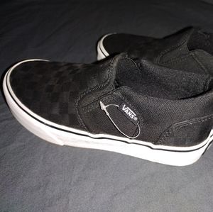 BNWOT Van's Big Kid Asher Slip-on Skate Shoes